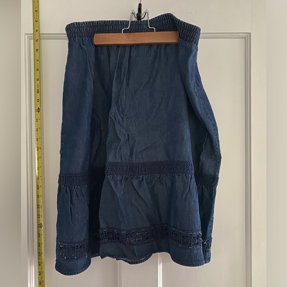 Sahalie Denim Summer Skirt